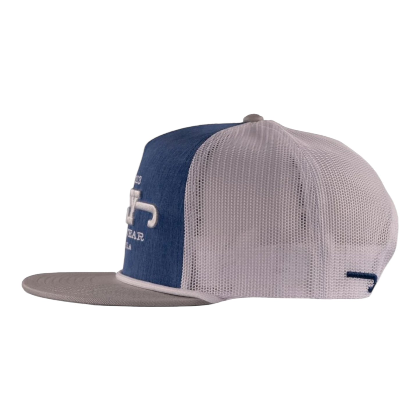 Lazy J Ranch - Blue & White